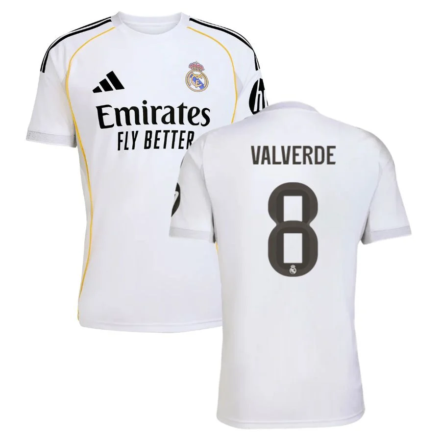 Maillot Real Madrid Domicile 2025 2026 Valverde