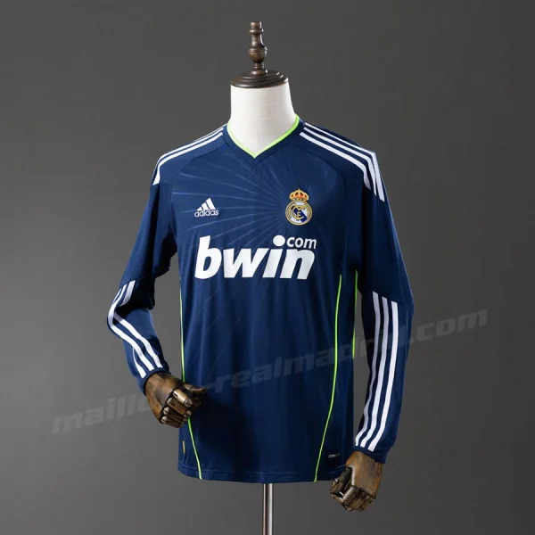 Maillot Real Madrid Exterieur 2010 2011 Manches Longues
