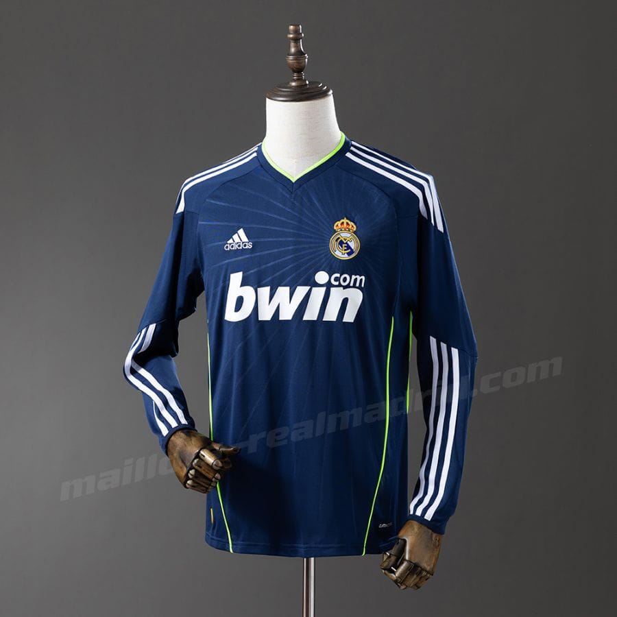 Maillot Real Madrid Exterieur 2010 2011 Manches Longues