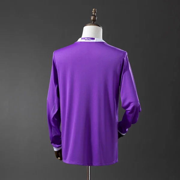 Maillot Real Madrid Exterieur 2016 2017 Manches Longues