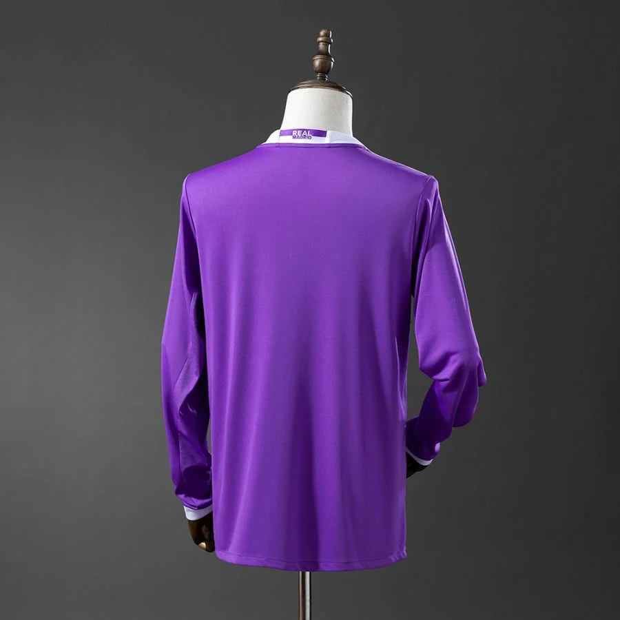 Maillot Real Madrid Exterieur 2016 2017 Manches Longues