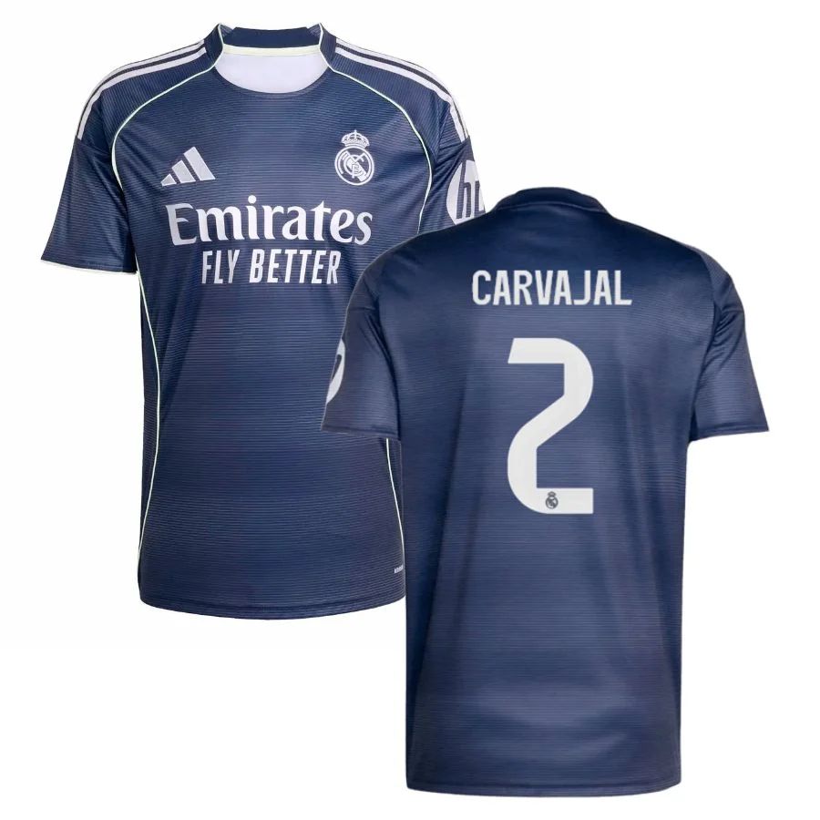 Maillot Real Madrid Exterieur 2025 2026 Carvajal