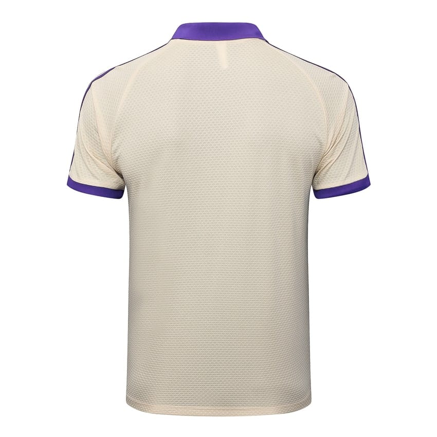 Survetement Real Madrid Polo 2025 2026 Beige Violet – Image 3