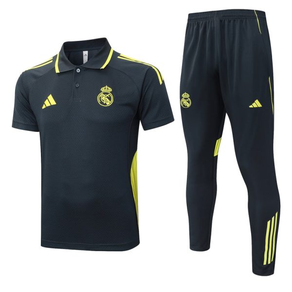 Survetement Real Madrid Polo 2025 2026 Noir Foncé
