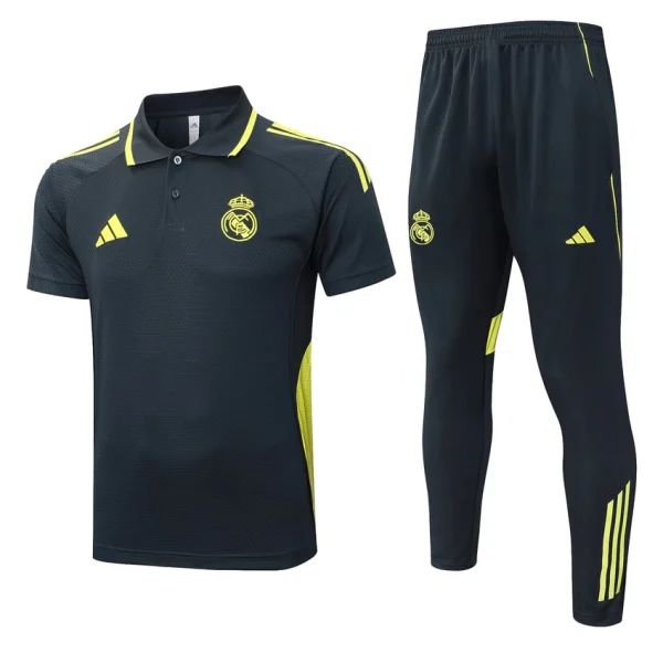 Survetement Real Madrid Polo 2025 2026 Noir Foncé