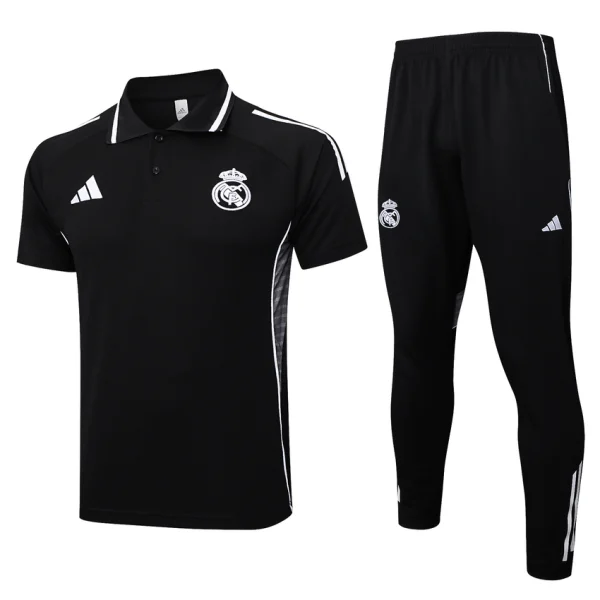 Survetement Real Madrid Polo 2025 2026 Noir Sombre