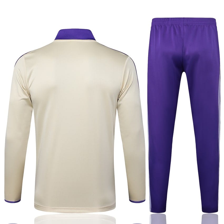 Survetement Real Madrid Training 2025 2026 Beige Violet – Image 4