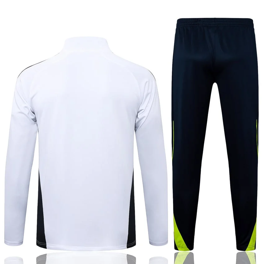 Survetement Real Madrid Training 2025 2026 Blanc Noir – Image 4