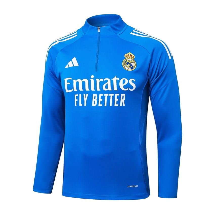 Survetement Real Madrid Training 2025 2026 Bleu Clair – Image 2