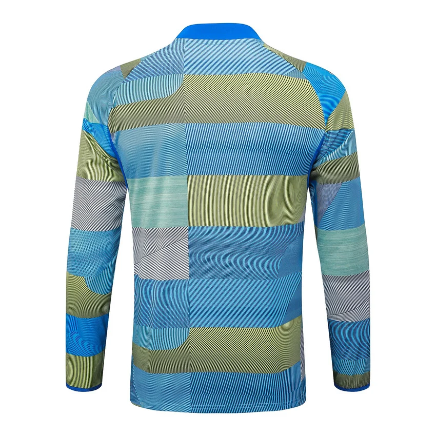 Survetement Real Madrid Training 2025 2026 Bleu Vert – Image 3