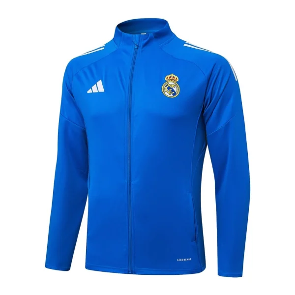 Survetement Real Madrid Veste 2025 2026 Bleu Clair