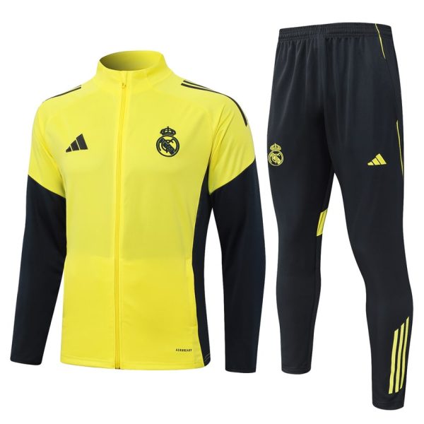 Survetement Real Madrid Veste 2025 2026 Jaune Clair