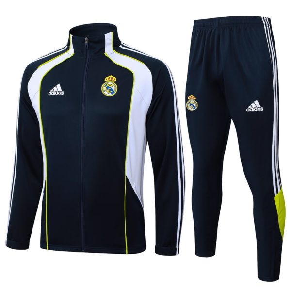 Survetement Real Madrid Veste 2025 2026 Noir Blanc