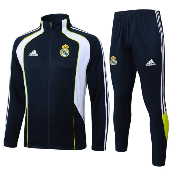Survetement Real Madrid Veste 2025 2026 Noir Blanc
