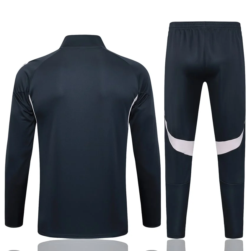 Survetement Real Madrid Veste 2025 2026 Noir Clair – Image 4