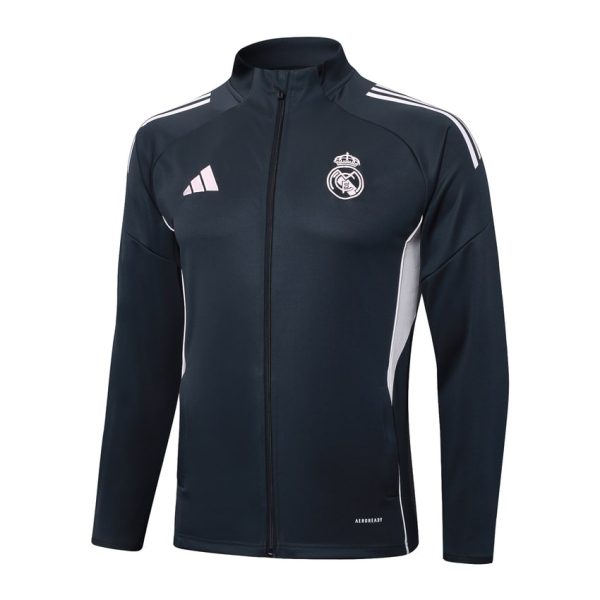 Survetement Real Madrid Veste 2025 2026 Noir Clair
