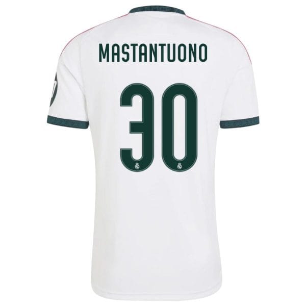Maillot Real Madrid Domicile 2026 2027 Mastantuono