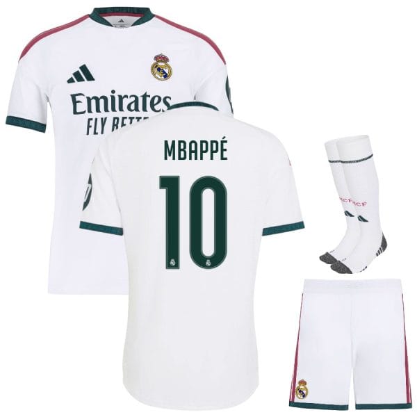 Maillot Real Madrid Kit Enfant Domicile 2026 2027 Mbappe