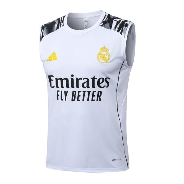 Debardeur Short Real Madrid 2025 2026 Blanc Tache