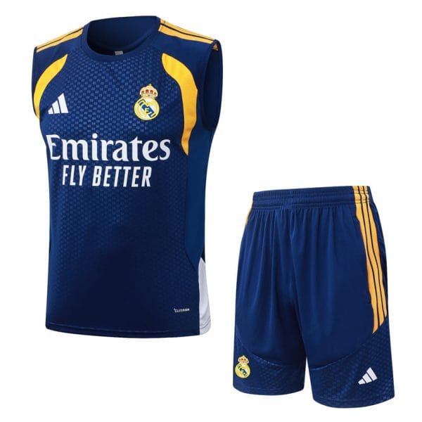 Debardeur Short Real Madrid 2026 2027 Bleu Fonce
