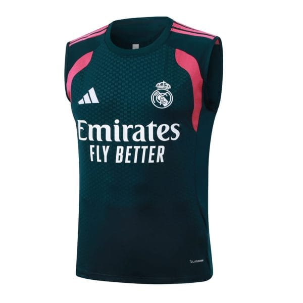 Débardeur Short Real Madrid 2026-2027 Bleu Petrole