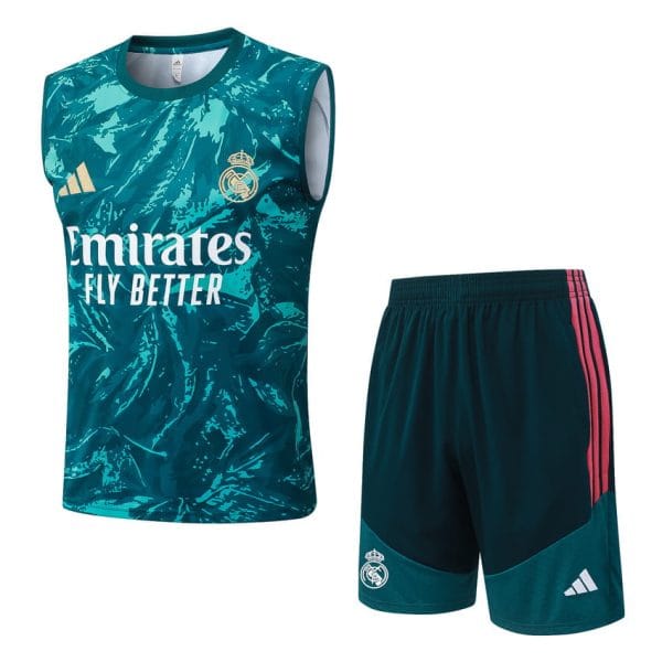Debardeur Short Real Madrid 2026-2027 Vert Nuit