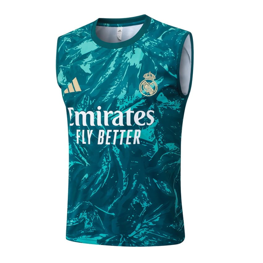 Debardeur Short Real Madrid 2026-2027 Vert Nuit (3)