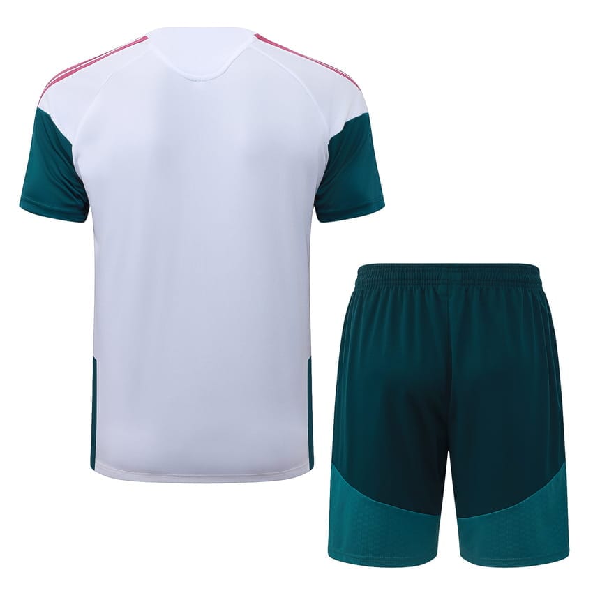 Ensemble Maillot Short Real Madrid 2026 2027 Blanc Rouge (2)