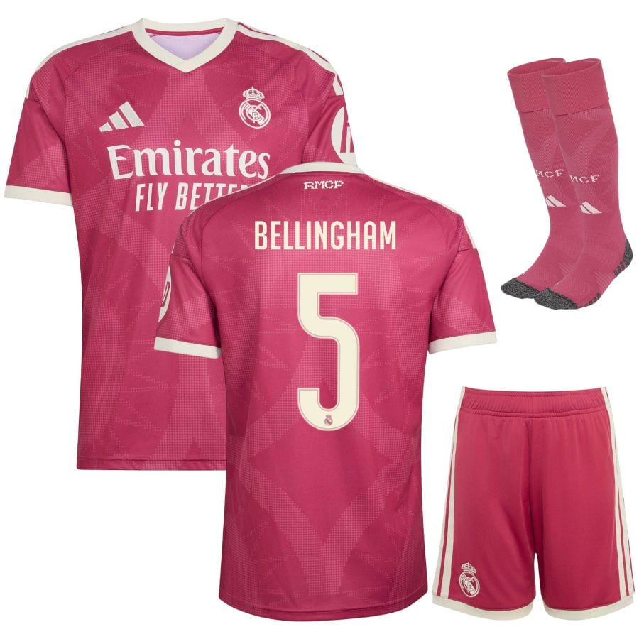 Maillot Kit Enfant Real Madrid Third 2026 2027 Bellingham