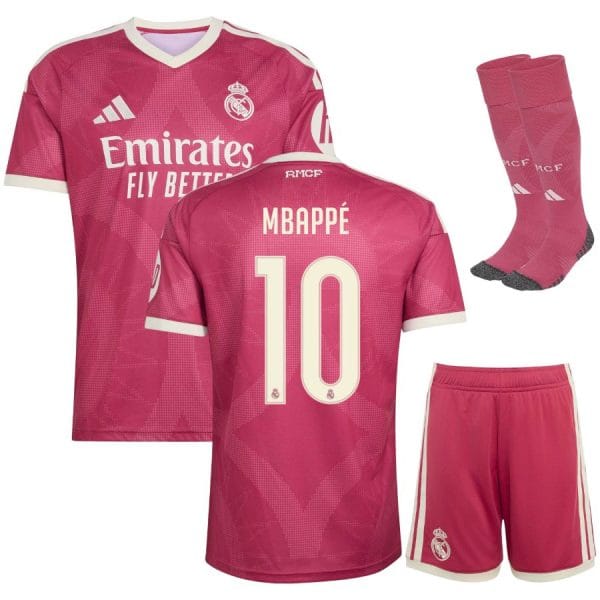 Maillot Kit Enfant Real Madrid Third 2026 2027 Mbappe