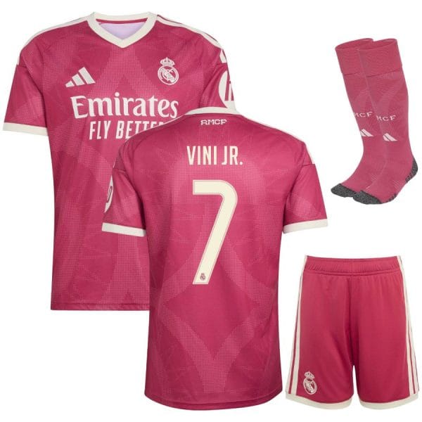 Maillot Kit Enfant Real Madrid Third 2026 2027 Vini Jr.