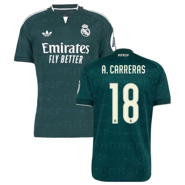 Maillot Real Madrid Exterieur 2026 2027 Carreras