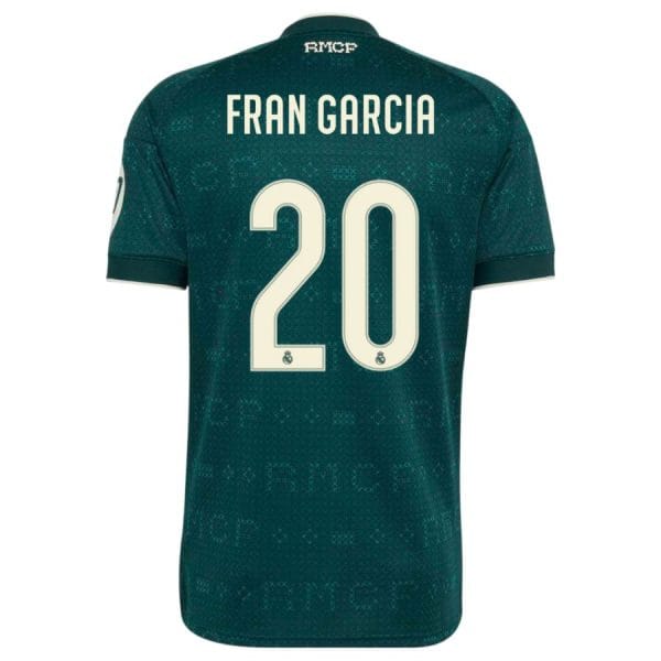 Maillot Real Madrid Exterieur 2026 2027 Fran Garcia