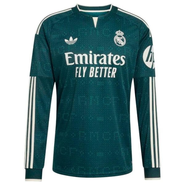 Maillot Real Madrid Exterieur 2026 2027 Manches Longues