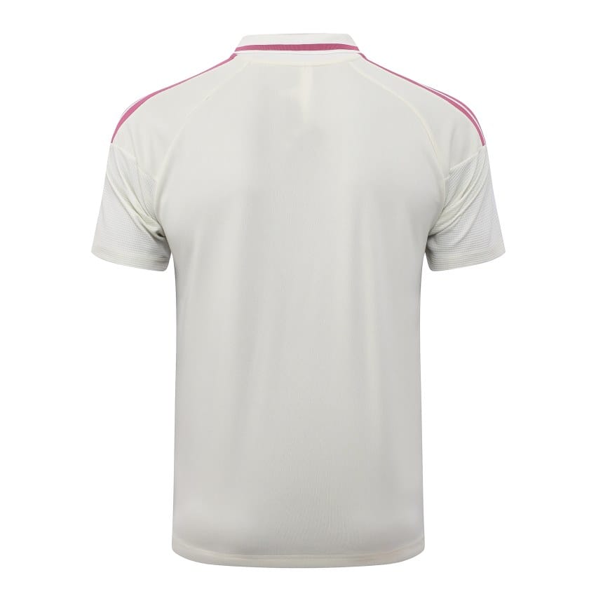 Survetement Real Madrid Polo 2026 2027 Beige Rouge (3)