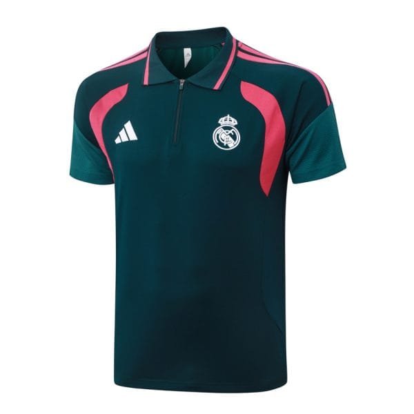 Survetement Real Madrid Polo 2026 2027 Bleu Petrole