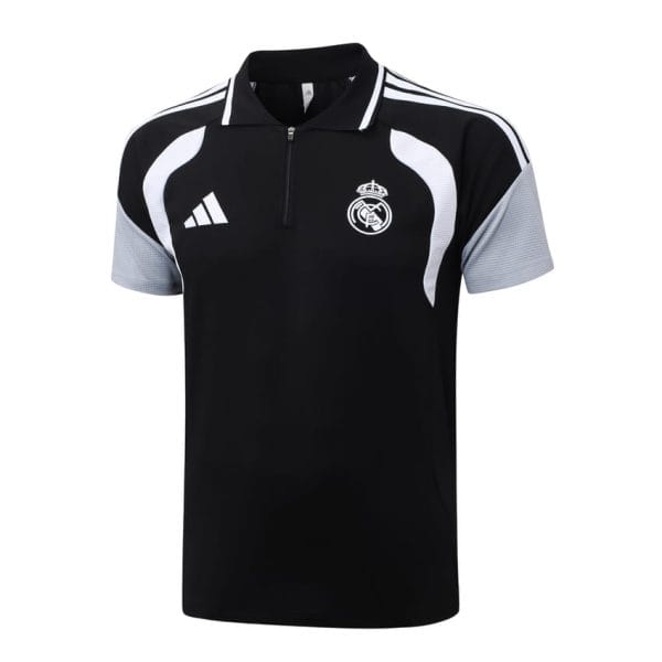 Survetement Real Madrid Polo 2026 2027 Noir Blanc