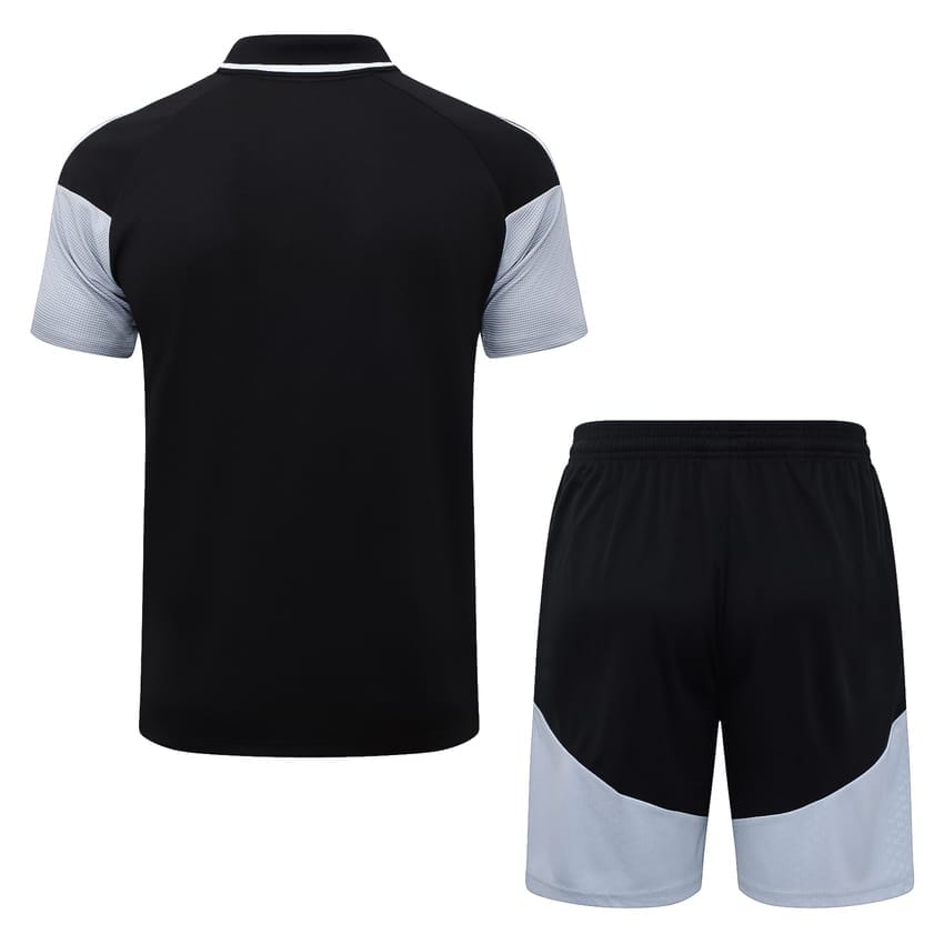 Survetement Real Madrid Polo 2026 2027 Noir Blanc (4)