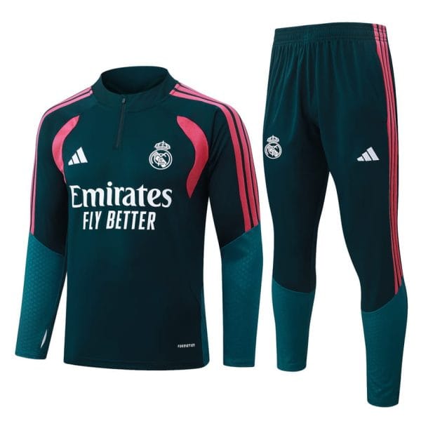 Survetement Real Madrid Training 2026 2027 Bleu Petrole