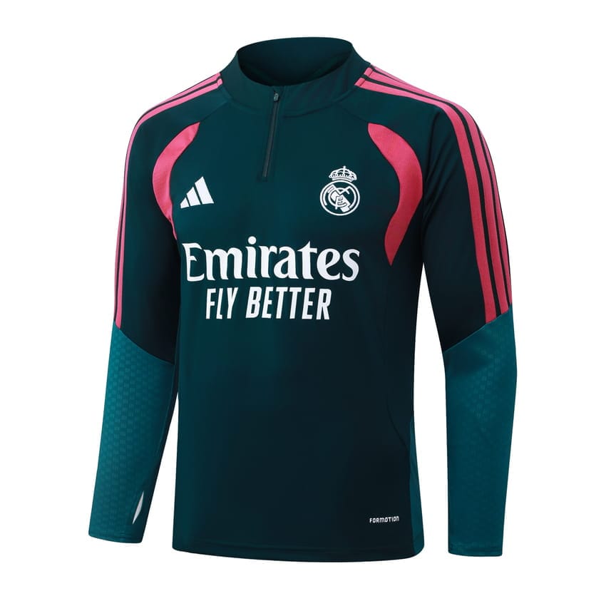 Survetement Real Madrid Training 2026 2027 Bleu Petrole (4)