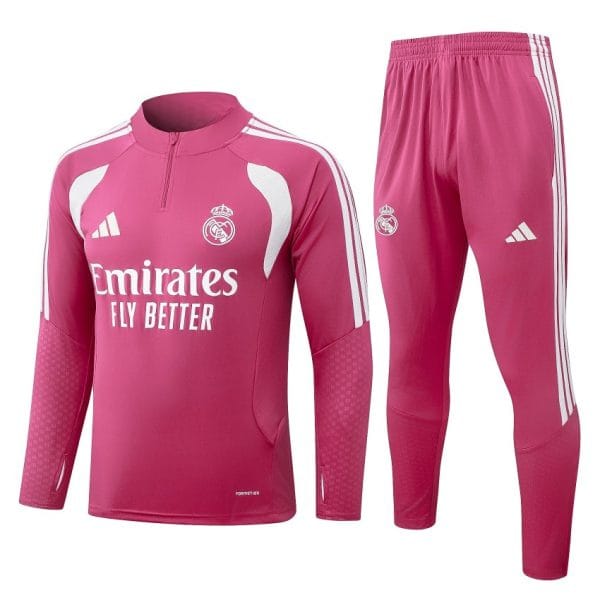 Survetement Real Madrid Training 2026-2027 Rose