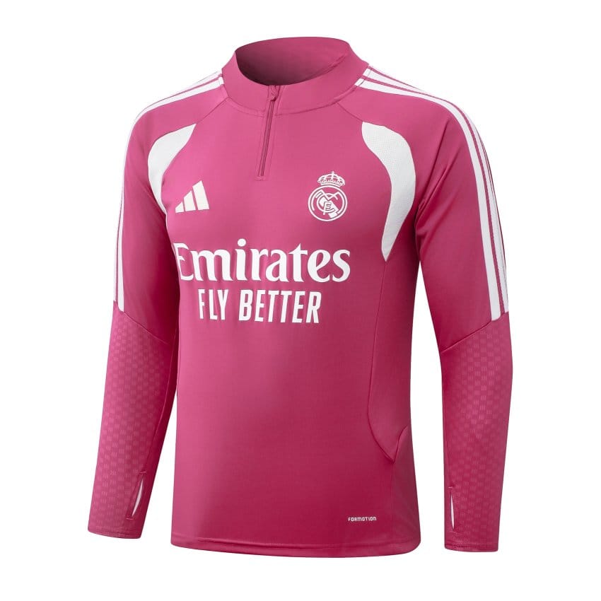 Survetement Real Madrid Training 2026-2027 Rose (4)