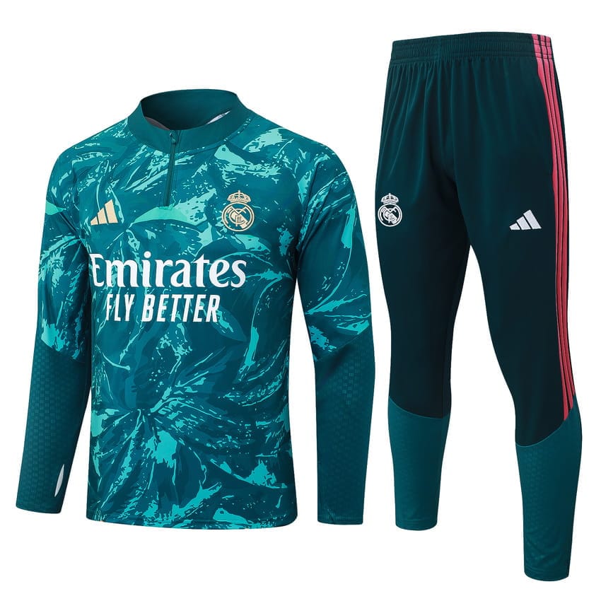 Survetement Real Madrid Training 2026-2027 Vert Nuit (1)