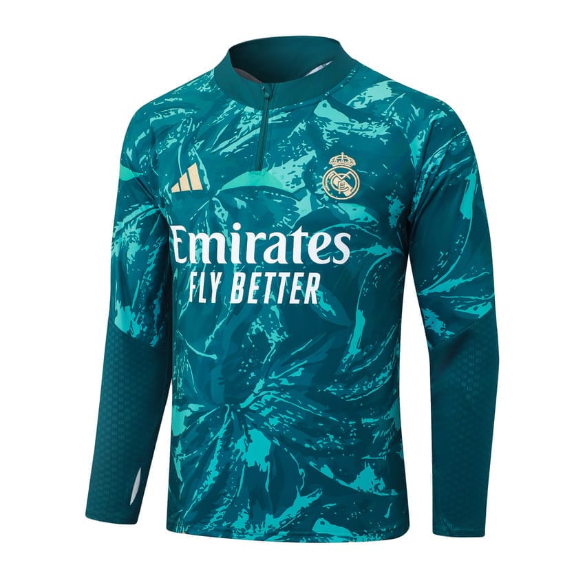 Survetement Real Madrid Training 2026-2027 Vert Nuit (3)