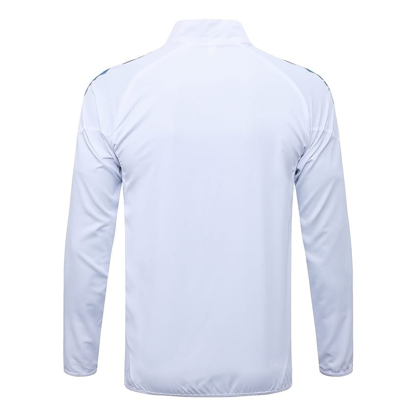 Survetement Real Madrid Veste 2025 2026 Blanc Bleu Ciel