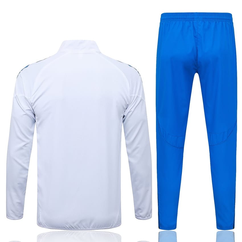 Survetement Real Madrid Veste 2025 2026 Blanc Bleu Ciel