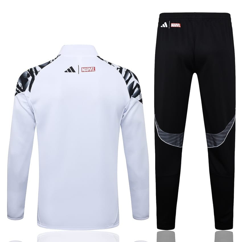 Survetement Real Madrid Veste 2025 2026 Blanc Tache