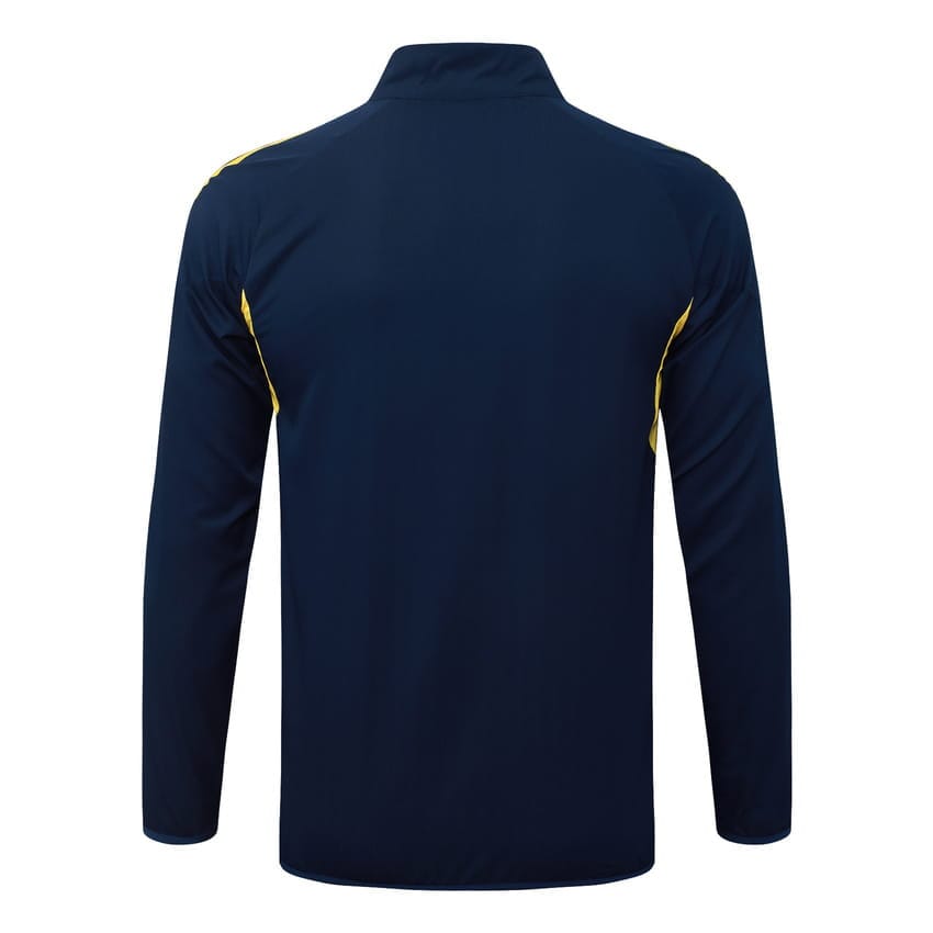 Survetement Real Madrid Veste 2025 2026 Bleu Jaune