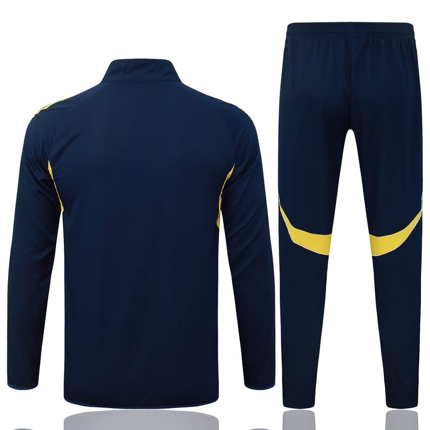 Survetement Real Madrid Veste 2025 2026 Bleu Jaune
