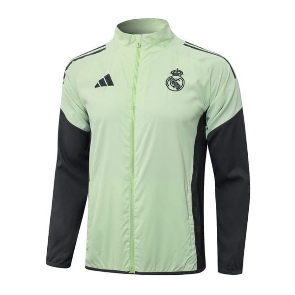 Survetement Real Madrid Veste 2025 2026 Vert Pastel